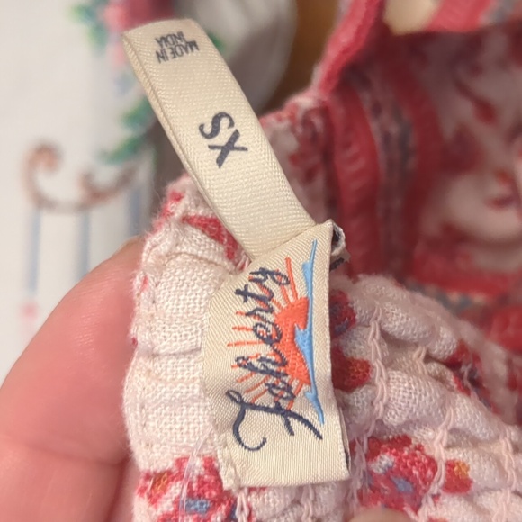 Faherty Gracie Linen Maxi Dress XS - Picture 9 of 9